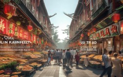榆林凯信美食，榆林凯信美食街在哪