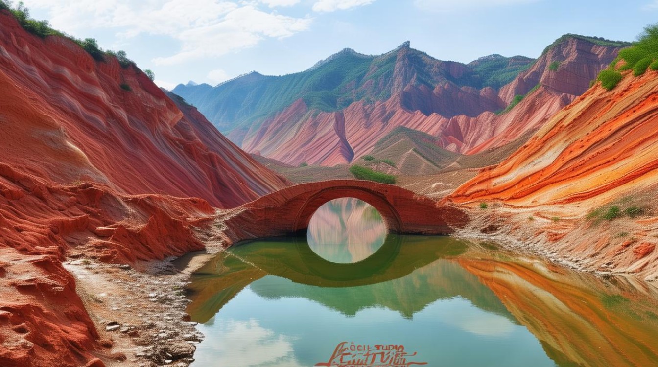 榆林红石桥为何被称为塞上丹霞的瑰丽画卷？-图1
