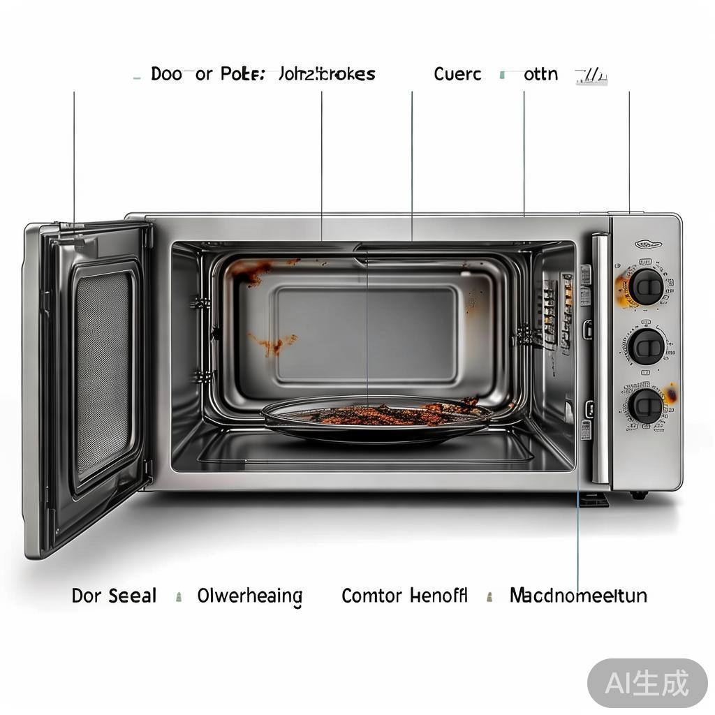 美的EG720EA4-SR微波炉常见故障有哪些? 美的EG720EA4-SR微波炉常见故障有哪些?