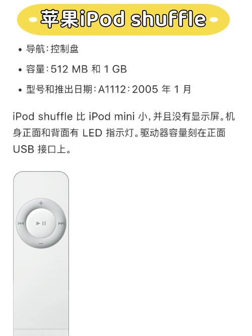 ipod shuffle 电池容量