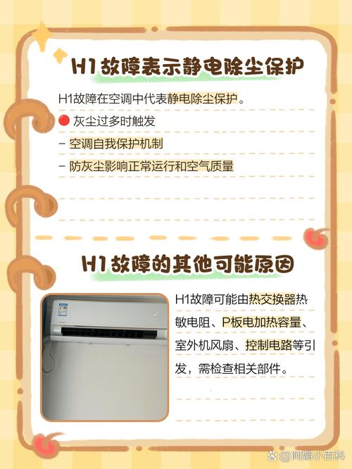 格力空调制热出现h1是什么故障怎么解决