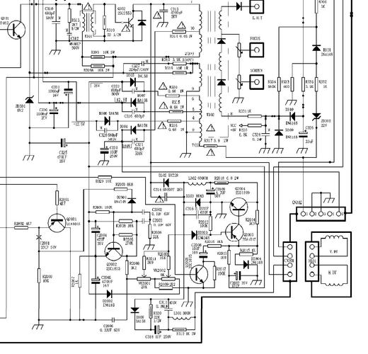 创维29t92ht枕形失真故障的检修