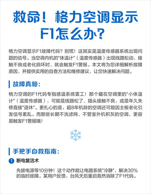格力空调f1故障怎么处理_百度知道