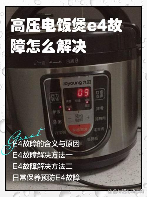 半球电压力锅压显示e4是什么故障