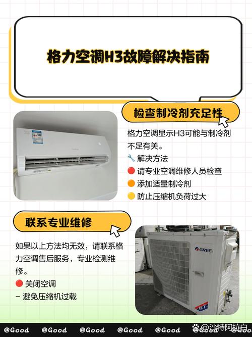格力定频空调显示h3是什么故障码
