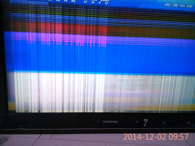 长虹39c3000i主板故障花屏