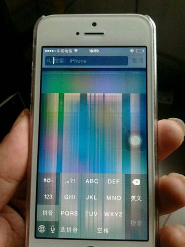 iphone5换电池后花屏