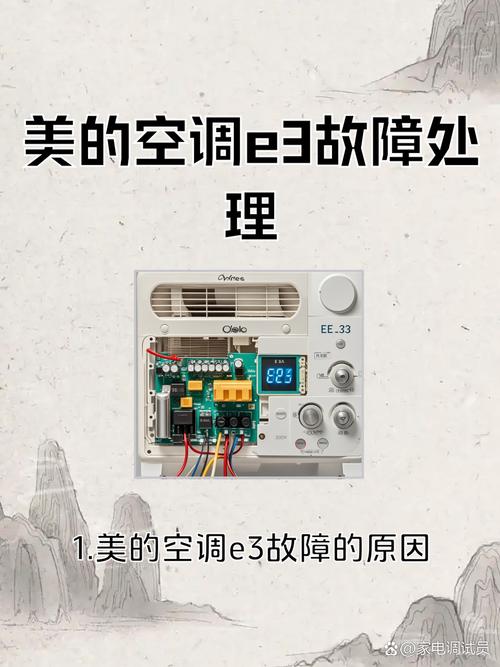 美的变频挂机e3是什么故障空调