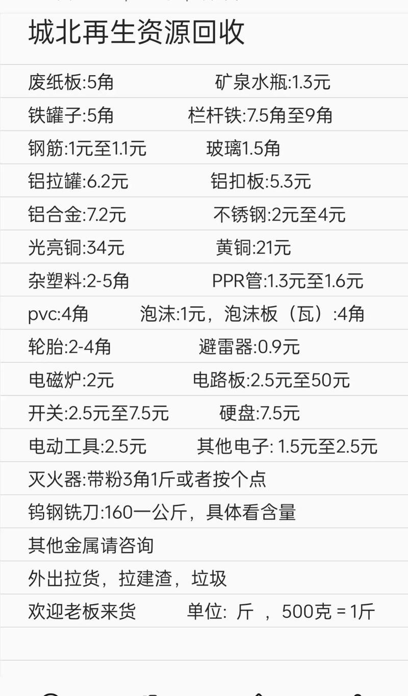 北京高价回收废铁价格