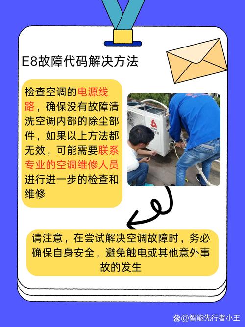 美的空调72显示e8是什么故障