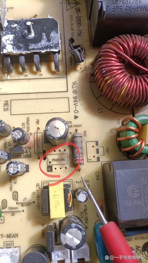 tcl彩电电源变压器输出低故障