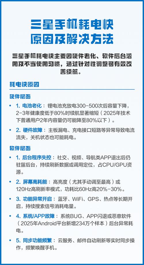 手机电池耗电太快什么原因