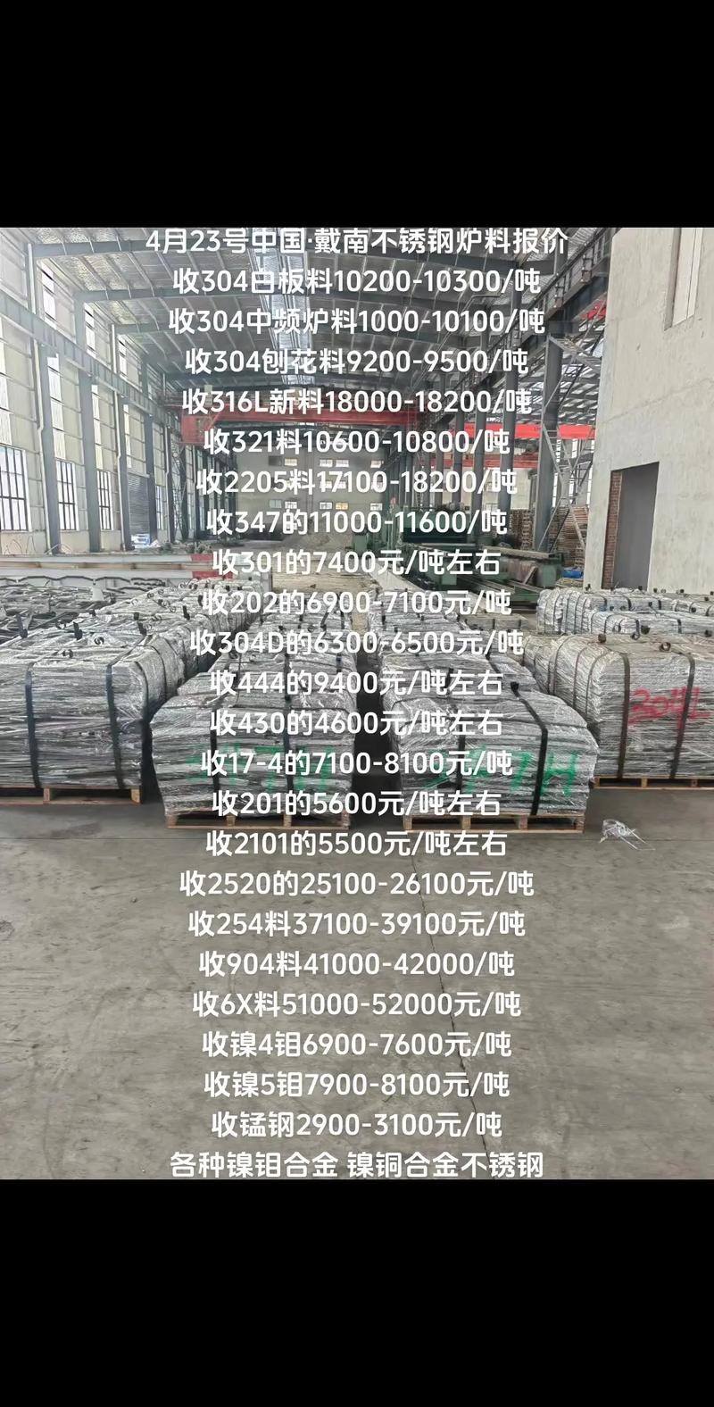 长沙废铁价格行情表