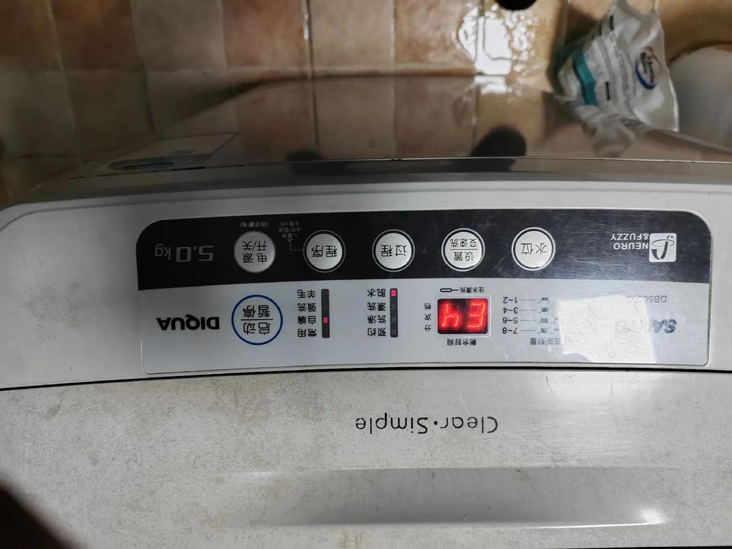 三洋全自动洗衣机故障代码e4