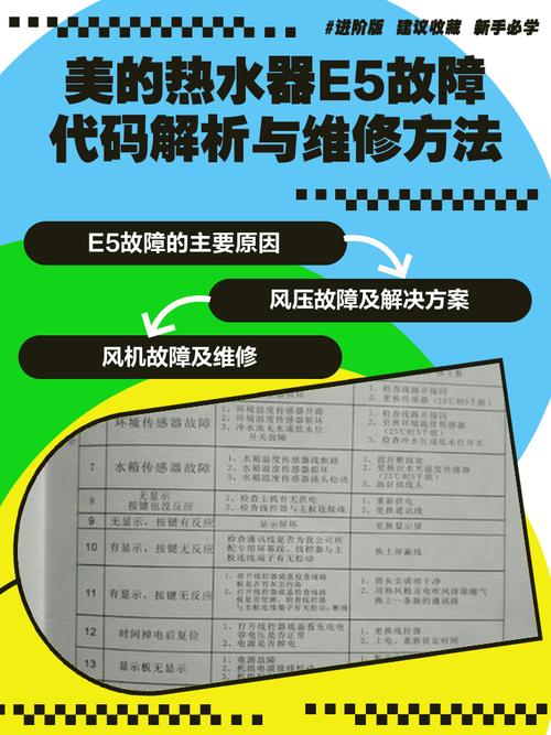 即热式热水器e5故障解决方法