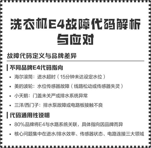 三洋洗衣机eh4故障处理图解