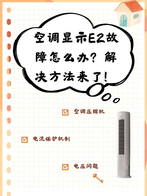 海尔空调开机出e2是什么故障