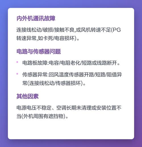 奥克斯空调e4故障是怎么回事