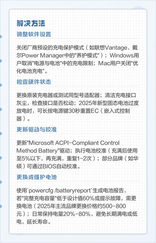 为什么笔记本电池充不满