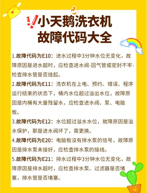 洗衣机E2故障码是什么意思